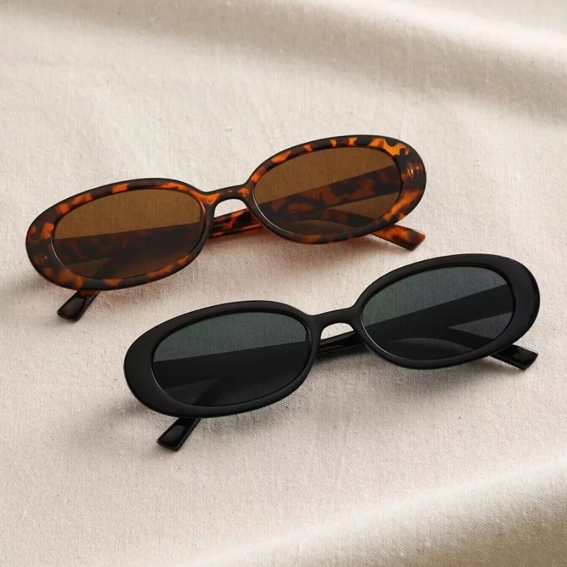 Luxury Zone - Lunettes de soleil ovales vintage pour
