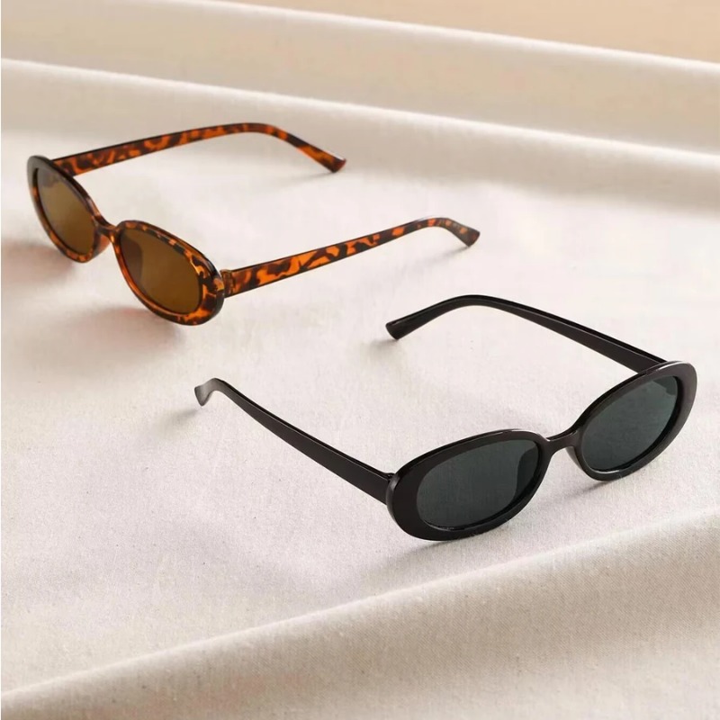 Lunettes de soleil ovales vint - Luxury Zone avis et prix
